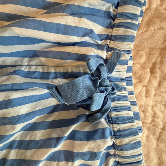 Lake Pajamas Sleep Shorts Light Blue and White Striped XL Cotton Women - Picture 2 of 8